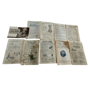 10 LIONEL Treni del dopoguerra istruzioni e accessori manuali operativi anni 50 - Foto 1 di 14