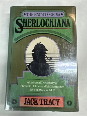 VINTAGE THE ENCYCLOPEDIA OF SHERLOCKIANA JACK TRACY HC BOOK DICTIONARY SHERLOCK  - Image 1 of 3