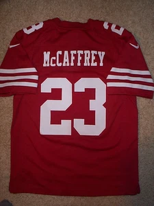 *IRREGULAR* 49ers CHRISTIAN McCAFFREY nfl NIKE Jersey YOUTH KIDS BOYS (m-medium) - Picture 1 of 3