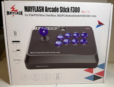 Mayflash F300 Arcade Fight Stick for Switch, Xbox Series X/S,PS4,PS3,Xbox One,PC - Image 1 of 4