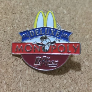 1996 McDonalds Deluxe Monopoly Rich Onkel Pennybags Dr. Pepper Anstecknadel Promo - Bild 1 von 3
