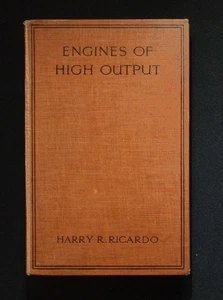 Engines of High Output Thermo-Dynamic by Harry R Ricardo, 1926 MacDonald & Evans - Picture 1 of 16