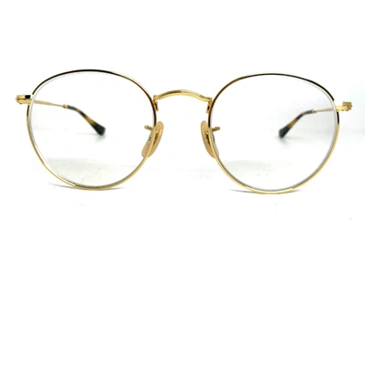 Ray-Ban RB3447V Gafas Redondas de Metal 2500 Dorado 50-21-145 Unisex 20542 Foto 1 de 4