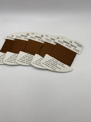 Rainbow Gallery Neon Rays Needlepoint Ribbon Rayon 5 Cards N49 Butternut (4) - Image 1 of 4