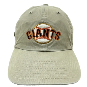 San Fransisco Giants Hat Cap Strap Back Khaki Tan Twill Dad MLB Adjustable VTG - Picture 1 of 9