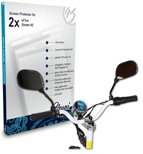 Bruni 2x Lámina Protectora para eFlux Street 40 Película Protectora - Imagen 1 de 4