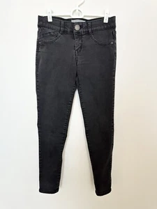 Wit & Wisdom Petites Womens Skinny Jeans SIze 2P Black Pockets Button Zipper - Picture 1 of 13