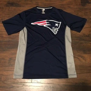 New England Patriots Football NFL TX3 Cool Team Apparel logo tee shirt Sz Large - Picture 1 of 4
