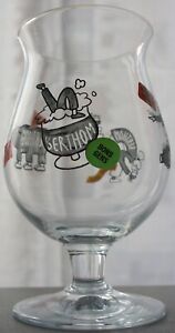 ♦Verre Duvel collection Les Berthoms / France/ Duvel Beer glass glas collector ♦