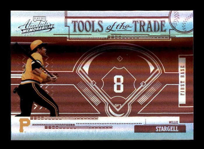 WILLIE STARGELL 2005 PLAYOFF ABSOLUTE #TT-199 TOOLS OF TRADE RED #13/50 BF1521 - Image 1 of 1
