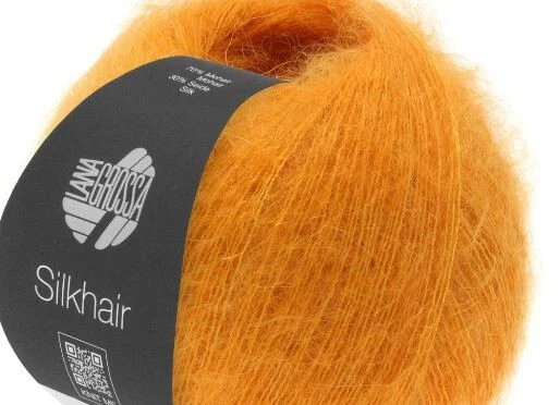 (kg/298€) Silkhair Lana Grossa 2x25g Fb.146 bernstein Kid Mohair Seide PORTOFREI - Bild 1 von 1