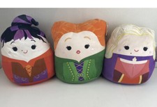 Personalized Halloween Squishmallow Nightmare before Christmas Winifred, Sanderson Sally, Jack