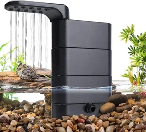 hygger 3-in-1 Water Circulation Turtle Reptile Filter for 5 to 30 gallon 150GPH - Picture 1 of 5