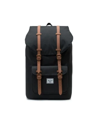 Herschel Supply Co. Men's Little America Black/Saddle Brown Backpack - Image 1 of 4