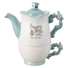 Disney Alice in Wonderland Tea Pot ＆ Cup Set Coffee NEW Japan