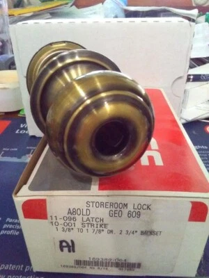 Juego de cerradura cilíndrica Schlage A80LD GEO 609 almacén perilla Foto 1 de 2