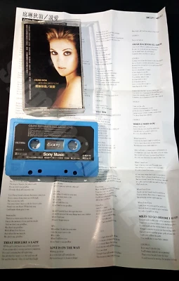 1997 Celine Dion Let's Talk About Love Taiwan Ltd 16 Tks Cassette Tape W/Insert - Image 1 of 4