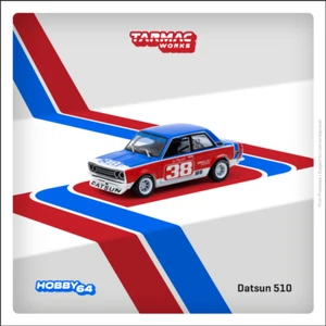 Tarmac Works 1:64 Datsun 510 SCCA National Champ 1973 #38 Model Car - Picture 1 of 5