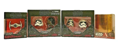 Star Wars Titanium Black Series Helmets 02, 05, Inquisitor's Tie 28 & C-3PO - Image 1 of 4