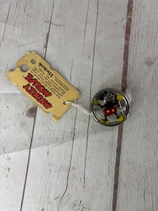 MICKEY MOUSE Belt Buckle WALT DISNEY PRODUCTIONS Vintage 1970's Metal With Tag - Picture 1 of 4