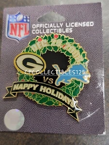 Green Bay Packers VS Detroit Lions Game day Pin 12/28/2008 NEW Lambeau Field - Picture 1 of 1