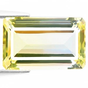 Impecable Citrino Bi Color Natural 20.37ct Corte Octágono Extraído en Brasil - Imagen 1 de 8