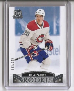 2019-20 UD The Cup Cale Fleury Rookie Card /249 Montreal Canadiens - Picture 1 of 2