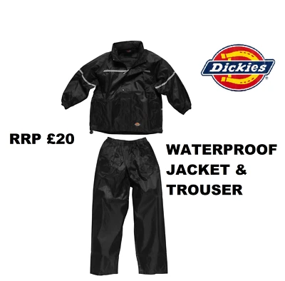 Childs Waterproof Suit Jacket + Trousers Rain Set Kids BLACK FRIDAY SALE - Image 1 of 4