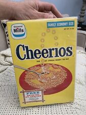 1950s Complete Cheerios Cereal Box Fort Apache Cut Out On Back 