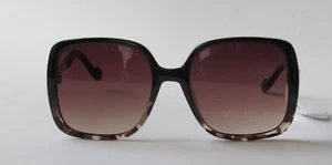 Jessica Simpson OVERSIZED SQUARE Sunglasses J5715 OXTS Black Tortoise Gold NWT - Picture 1 of 3