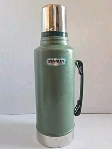 Stanley Classic Vacuum Bottle 2qt Hammertone Green 04 Inside Nice **See Pics** - Picture 1 of 13