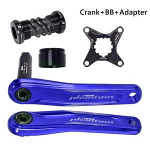 170 /175mm MTB Bicycle Crankset 83mm Crank 104BCD Crown 32/34/36/38T Chainring - Picture 1 of 28
