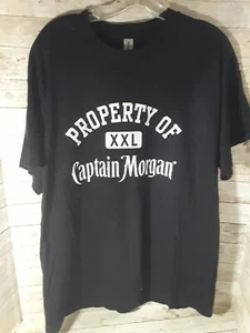Herren T-Shirt schwarz Property of Captain Morgan Large/LG Gildan Shirt - Bild 1 von 7