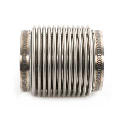 3" ID EXHAUST FLEX BELLOWS Elbow Connector 4" Long Joint Pipe 304 SS - Image 1 of 4