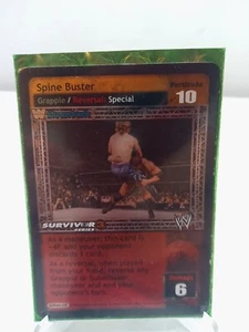 WWE RAW DEAL CCG SS3 Spine Buster Throwback (Tb) Foil See Pics NM/LP - Picture 1 of 5