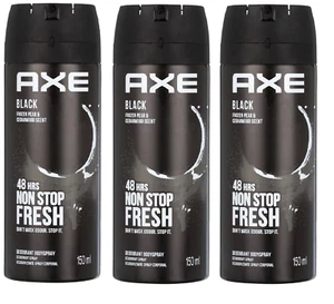 3 x Axe Desodorante Corporal Spray 150 ml - Negro - Imagen 1 de 1