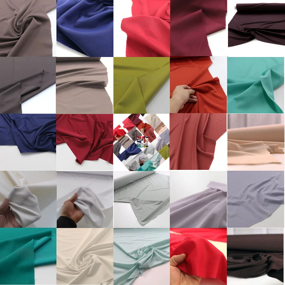 Jersey-Stoff für Bekleidungs Kleiderstoff Dekostoff Stretch Meterware - Bild 1 von 1