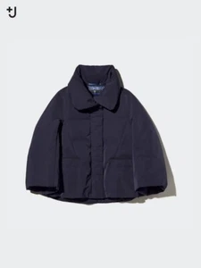 UNIQLO x Jil Sander +J Hybrid Down Jacket Women Re-release Japan only Black Navy - Picture 1 of 8