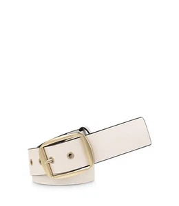 Allsaints Women’s Buckle Eyelet Belt, Cream/Gold, Large - Picture 1 of 1