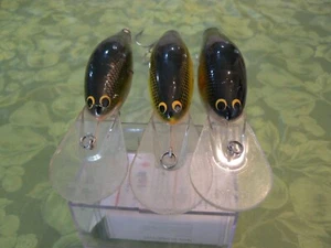 Esche da pesca vintage Bagley's 3 x DB3 Magnum Crankbait - 3,5" - Foto 1 di 5