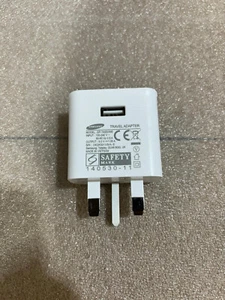 UK Fast Charging Plug USB Wall Charger Mains Plug Adapter for Samsung Phones HOT - Picture 1 of 4