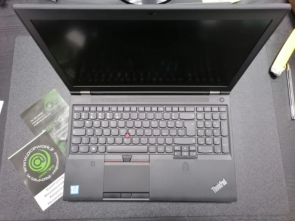 WORKSTATION LENOVO P50 i7-6820HQ 32GB RAM 512GB NVME 15.6" M1000M 4G HDMI GAR 1Y - Immagine 1 di 4