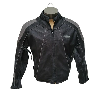 Chaqueta de moto para hombre Himalaya talla pequeña negra visión nocturna Foto 1 de 4
