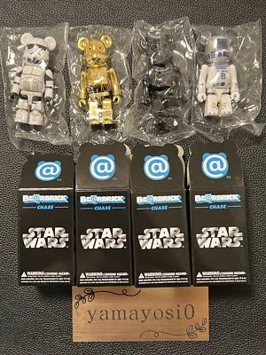 Medicom Toy Bearbrick CHASE Star Wars C-3PO , Darth Vader , Stormtrooper , R2D2 - Image 1 of 4