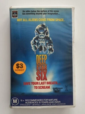 Deep Star Six [VHS] RCA Columbia Pictures Big Box Ex-Rental Video Tape Horror - Image 1 of 4