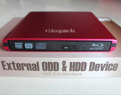 USB 3.0 External HL BT20N 6x Blu-Ray Burner BDXL 3D Writer player DVD RW drive - Image 1 of 4