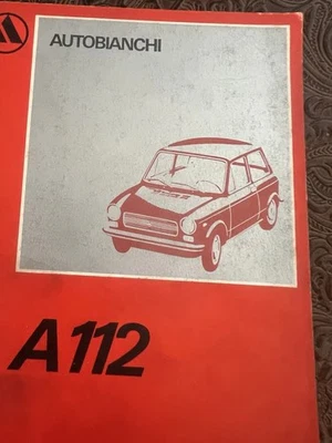 🔴  AUTOBIANCHI A 112 LANCIA Libretto auto uso manutenzione ORIGINALE vintage - Immagine 1 di 4