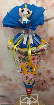 Schultüte Zuckertüte Glitzeraugen Einhorn ABC Rechenkette Schlüsselanhänger pers - Bild 1 von 4