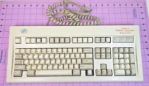 Vintage IBM Model M Klawiatura mechaniczna 52G9658 Clicky PS2 - Brakujące nasadki na klucze - Zdjęcie 1 z 8