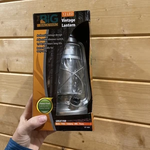 The Big Backyard  Vintage Lantern 12 LED Flameless Dimmer Battery Operated - Picture 1 of 7